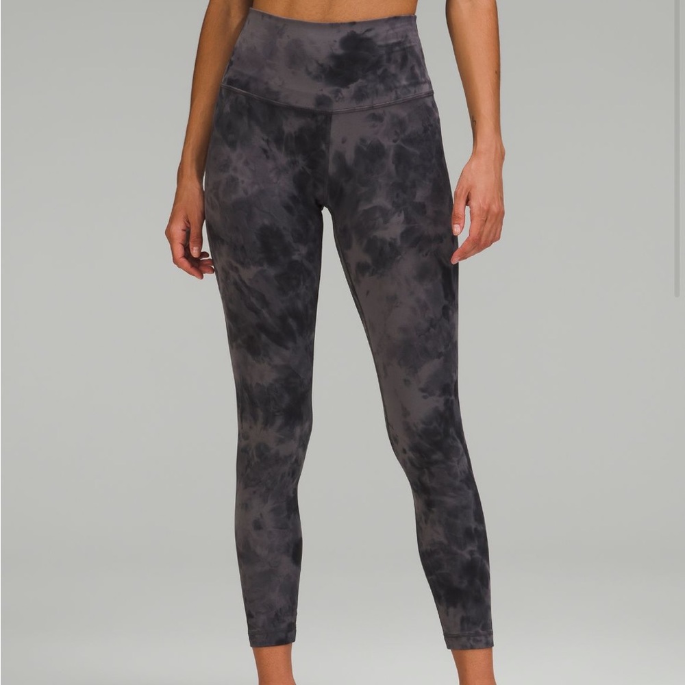 Lulu purple tie dye align pant 25”